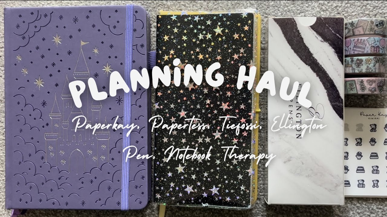 Planning Haul ft Planner Kay, Papertess, Tiefossi, Ellington Pen, Notebook Therapy 