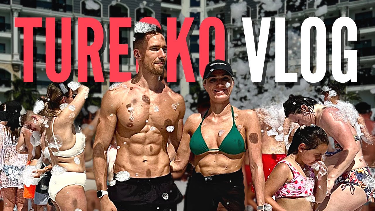 Turecko VLOG 2022 - celý deň jedenia na ALL INCLUSIVE (full day of eating) | FITKOUČING