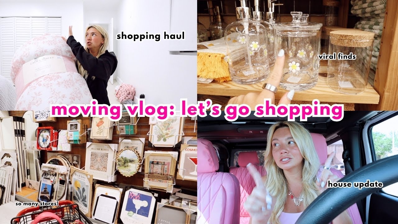 SHOPPING VLOG🛍️✨: Shopping for the NEW beach house! *Homegoods, TJMAXX, Target, etc.*