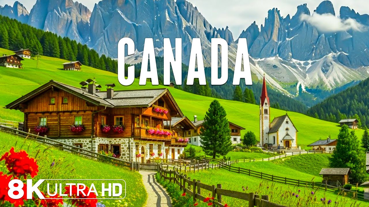 Canada 8K – Vast Landscapes, Soft Light & The Poetic Calm of the Canadian Wilderness