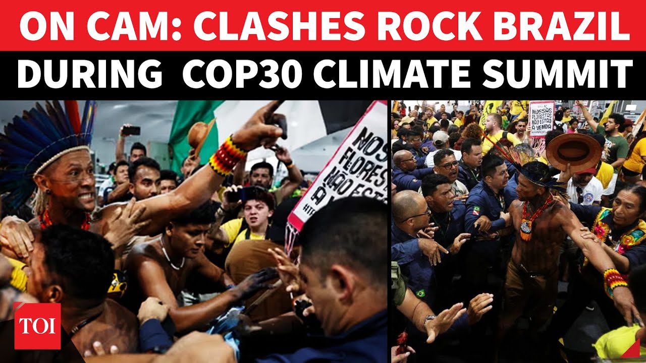 World Leaders In Shock As Clashes Erupt In Brazil, COP30 Stormed By Violent Indigenous&nbsp;Protesters