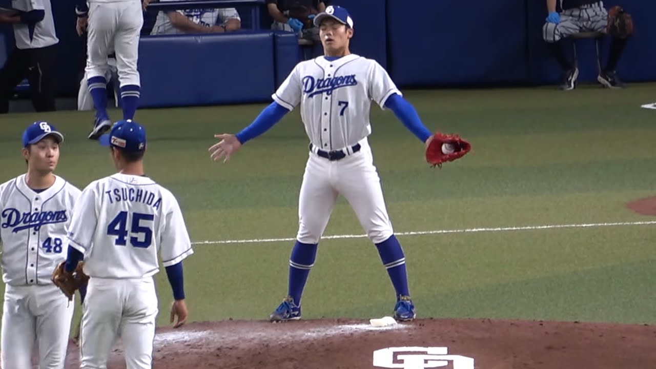 根尾昂、登板！場内にモスが流れた瞬間盛り上がるドラゴンズファン (2022/07/20)