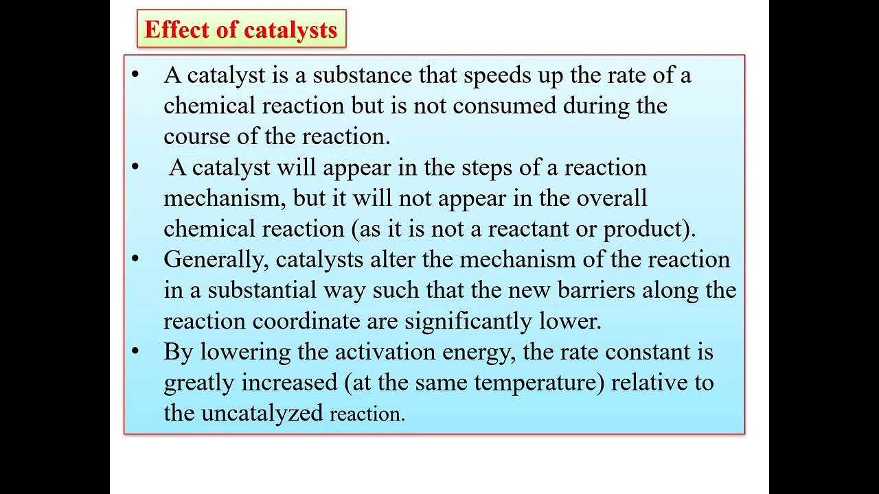 RCU-SEP-B.Sc-CHEM-UNIT III- Idetification of mechanisms-Effect of Catalysts on identification mechan