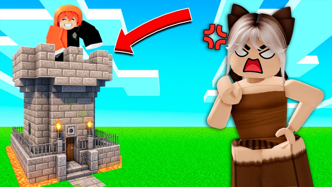 CONSTRUI UNA TORRE PARA DEFENDERME DE MI NOVIA EN MINECRAFT 😍😱  EPISODIO 26