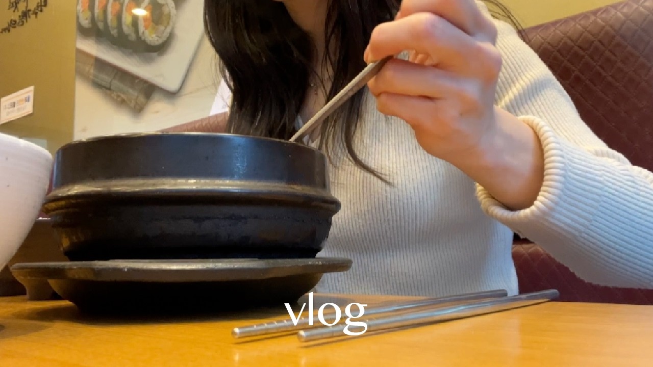 vlog. 서른두 살 여자 사람은 순대국밥 특대에 행복을 느껴...⭐️ (소불고기 브리또 만들기/순대일번지/트럭바베큐/까르보불닭/강아지 간식 만들기)