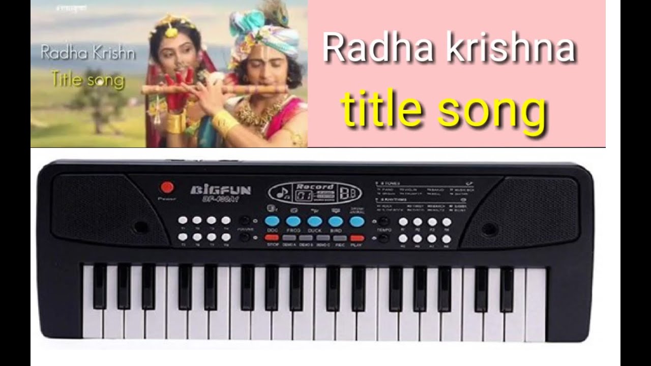 Radha Krishna tune on bigfun-430A1///ishanth sushanth #piano_classes