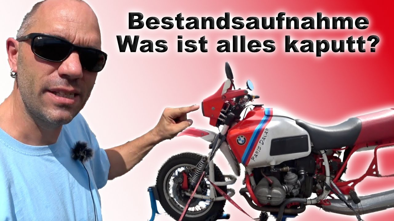 Teil 1 🛠️ BMW R100GS Projekt Vorstellung, es gibt einiges zu tun....