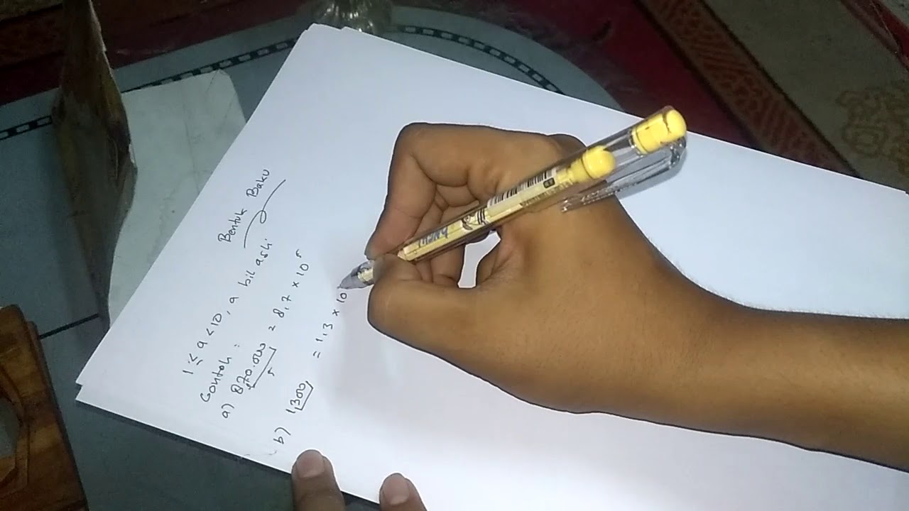 Matematika SMP : Bilangan Baku ( Notasi Ilmiah )