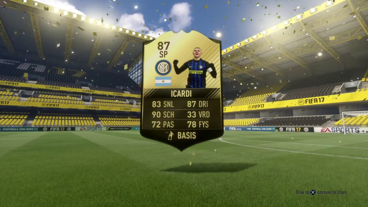 I PACKED THIRD IFORM 87 ICARDI - FIFA 17