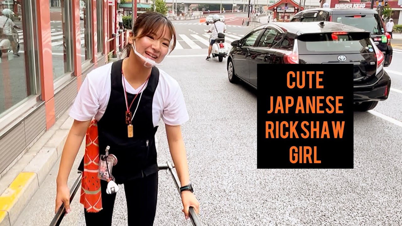 超可愛い日本人の女の子の人力車で浅草観光したら最高すぎた。ななちゃん/東京力車。