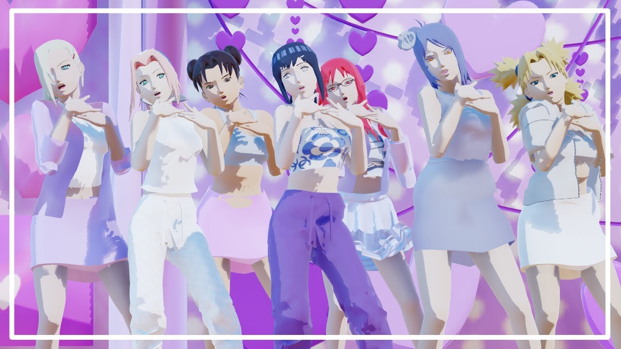 【MMD】Nonstop ft. Naruto Girls