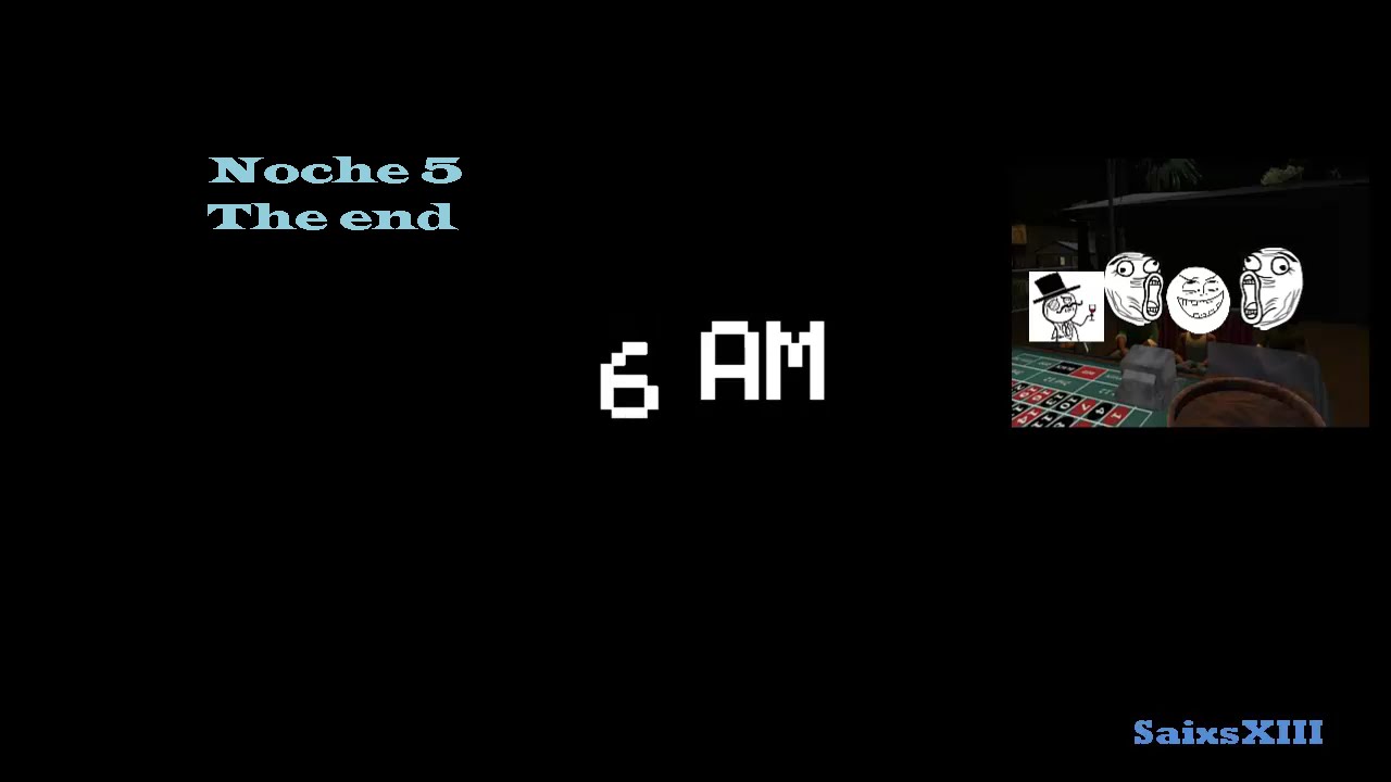 GTA SAN ANDREAS (LOQUENDO)// JUGANDO CON CJ Y SMOKE// FIVE NIGHTS AT FREDDY´S NOCHE 5