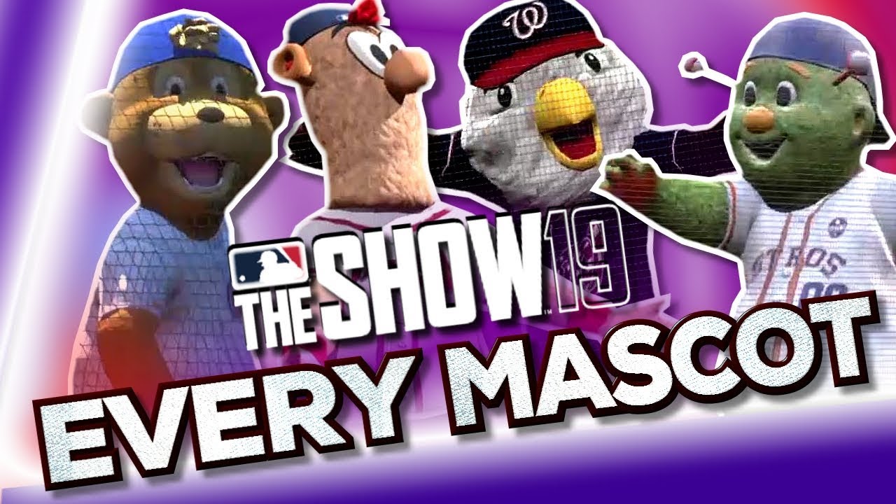 Every Mascot in MLB The Show 19