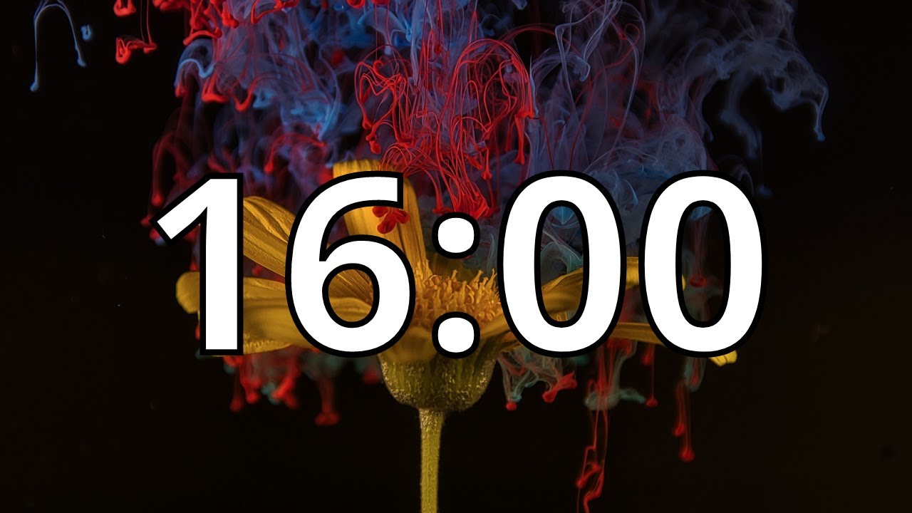 16 Minute Timer with Music | Abstract Timer