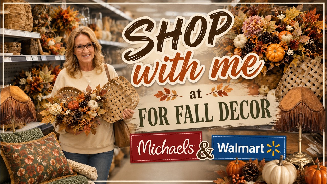 🍂 Покупки осеннего декора в Michaels и Walmart | Уютный декор для дома | Robin Lane Lowe