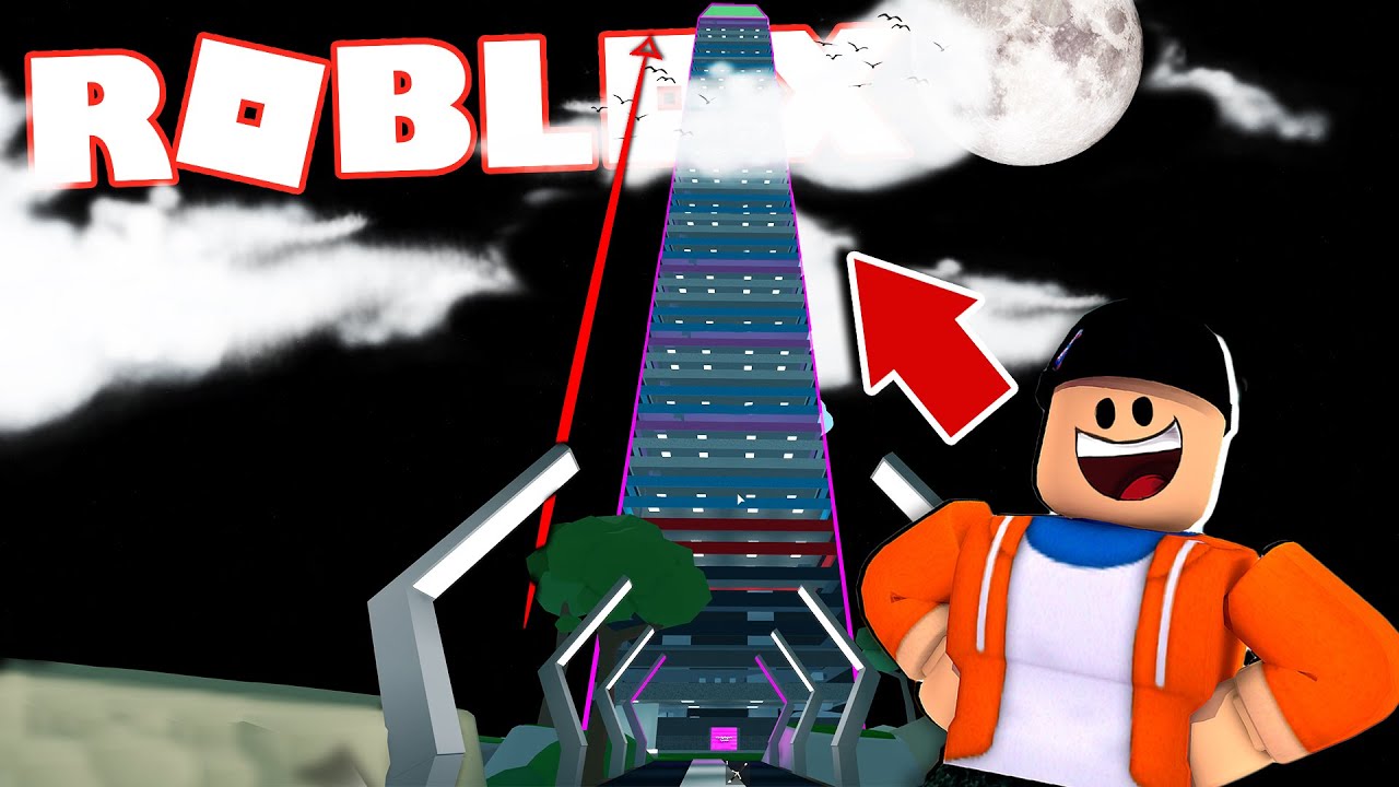 I Built The World's TALLEST SKYSCRAPER In Roblox! (Hope you're not afraid of heights...)