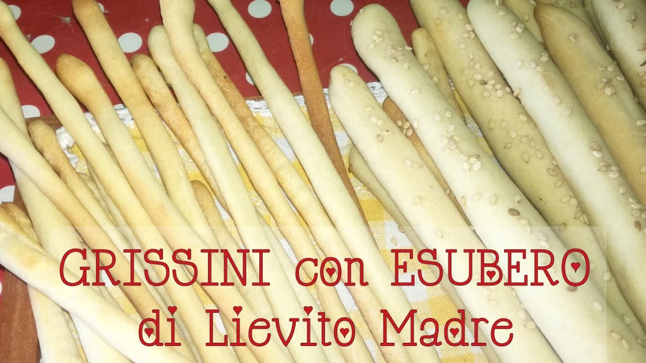 GRISSINI perfetti con ESUBERO di Lievito Madre