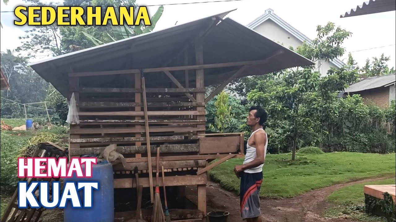 Rekomendasi Kandang Kambing Hemat Biaya