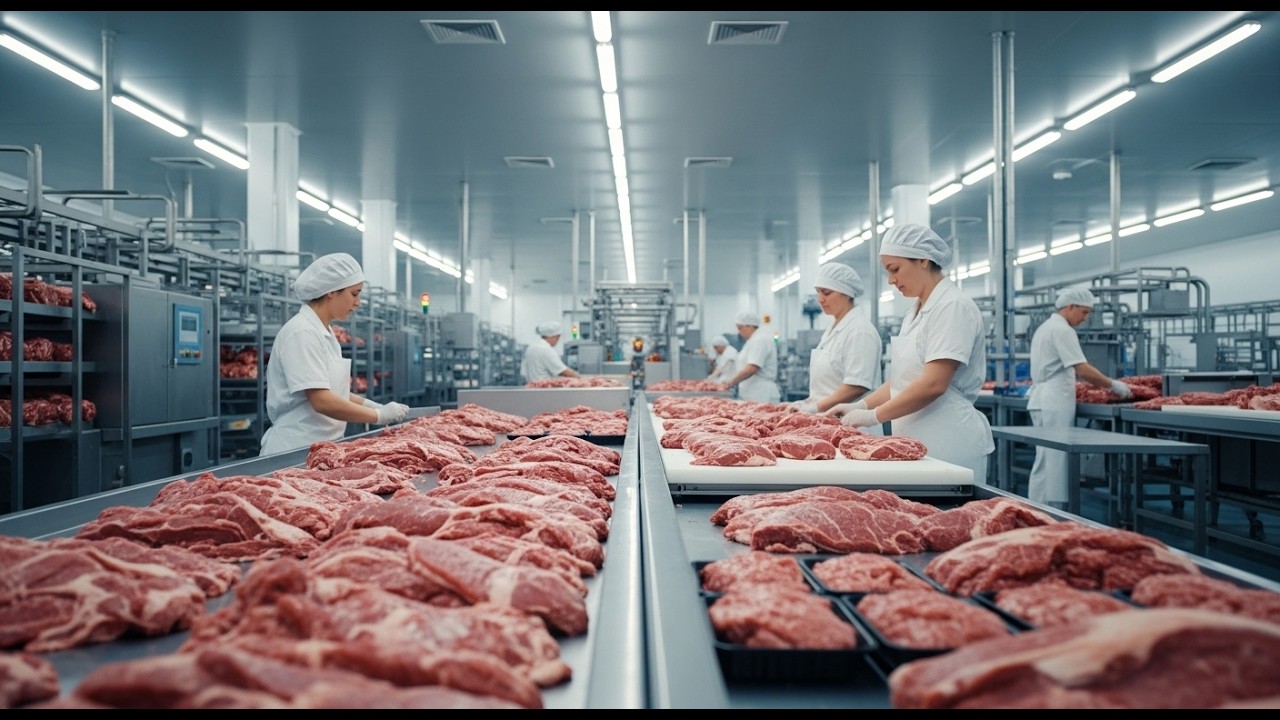 Inside The Meat Processing Plant - Inside The Food Factory | Incredible Process Worth Watching HD