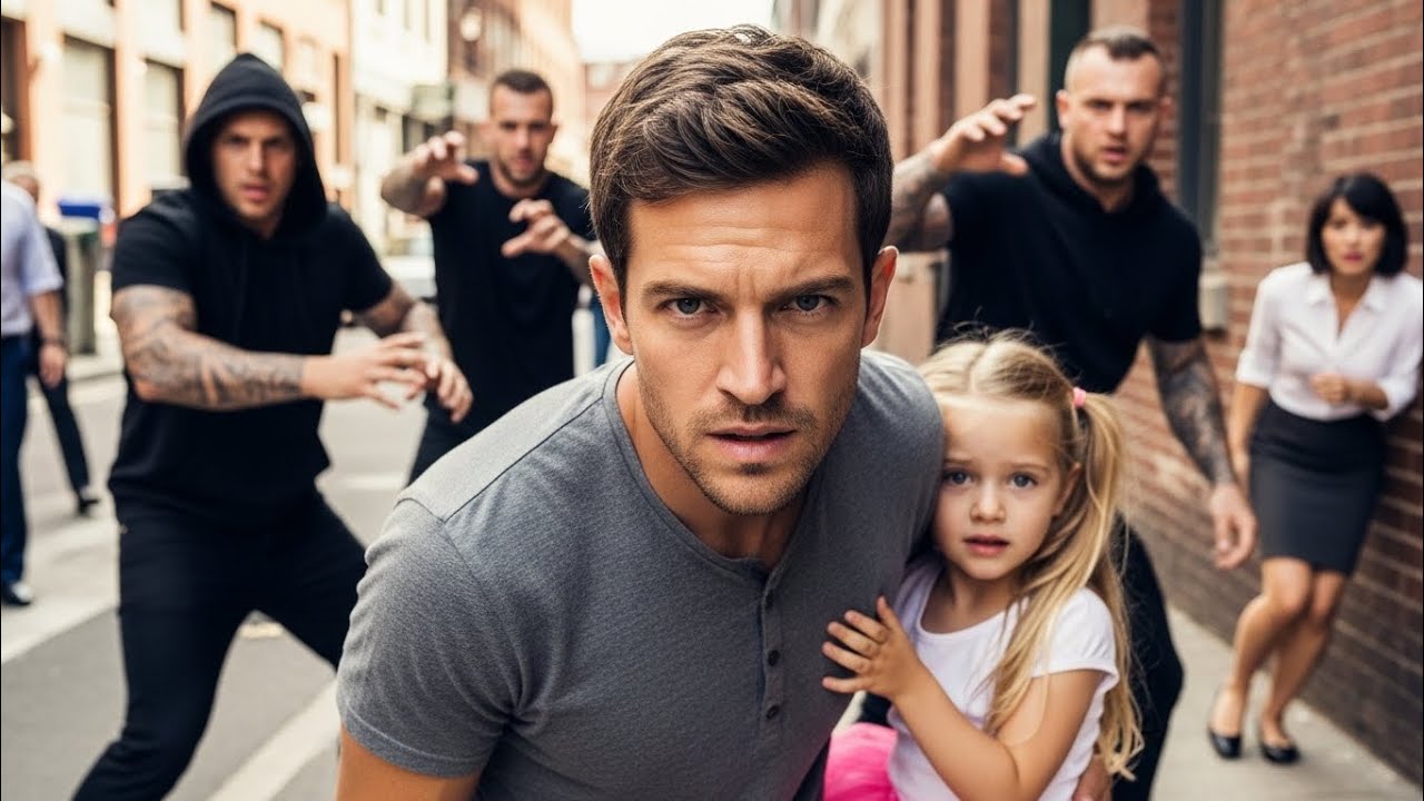 Single Dad Sees Woman Cornered by Thugs — His One Move Silenced the Whole Street Instantly