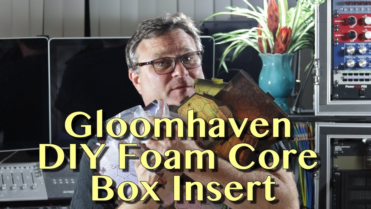 Вставка из пенопласта для настольной игры Gloomhaven своими руками | Мастер-класс