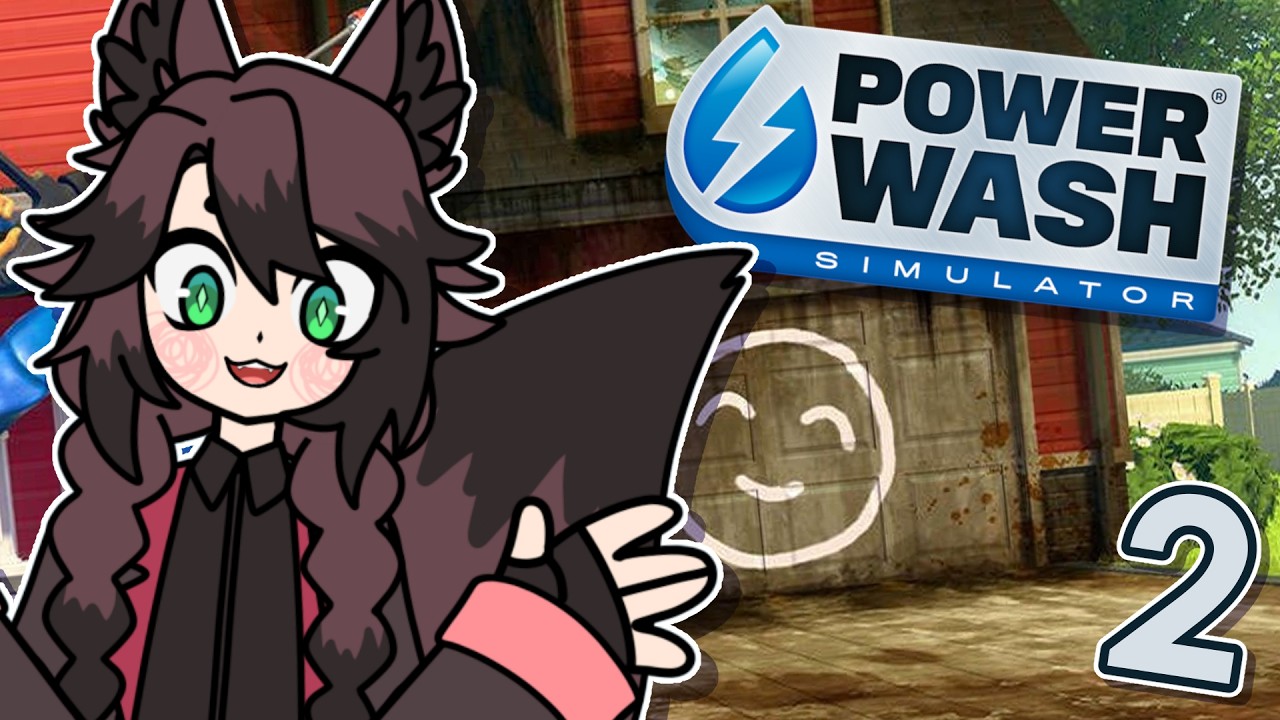 battling a comedic accumulation of dirt - POWERWASH SIMULATOR - 2