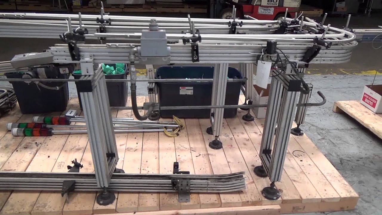 Used-Simpli-Flex Modular Puck-Conveyor System - stock # 70937013