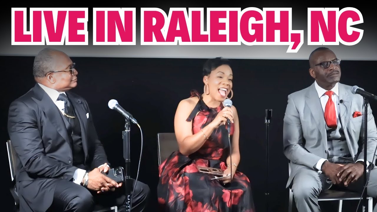 Bishop Patrick Wooden, @thevinceeverettellisonshow &  April Chapman in Raleigh NC live Q & A