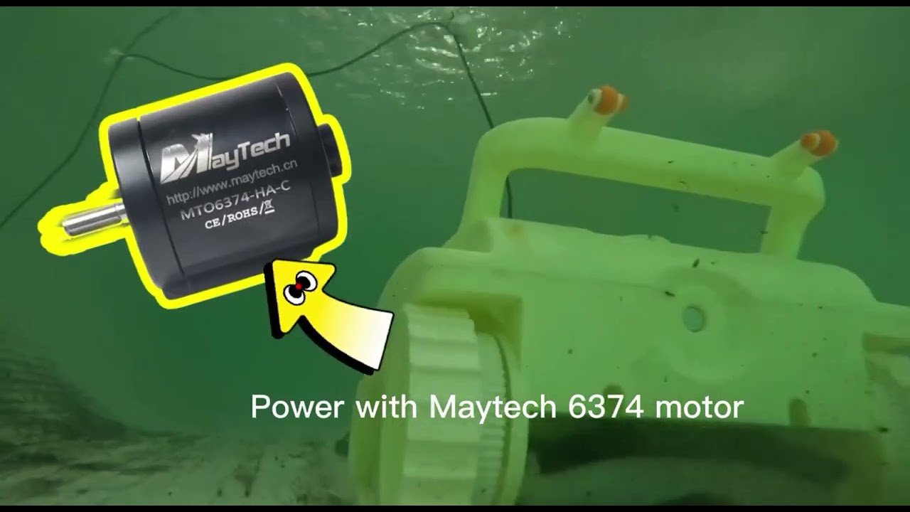 MAYRC 6374 150KV 3.5KW Waterproof Outrunner Brushless Motor#maytech #foilsurfing #waterproofmotor