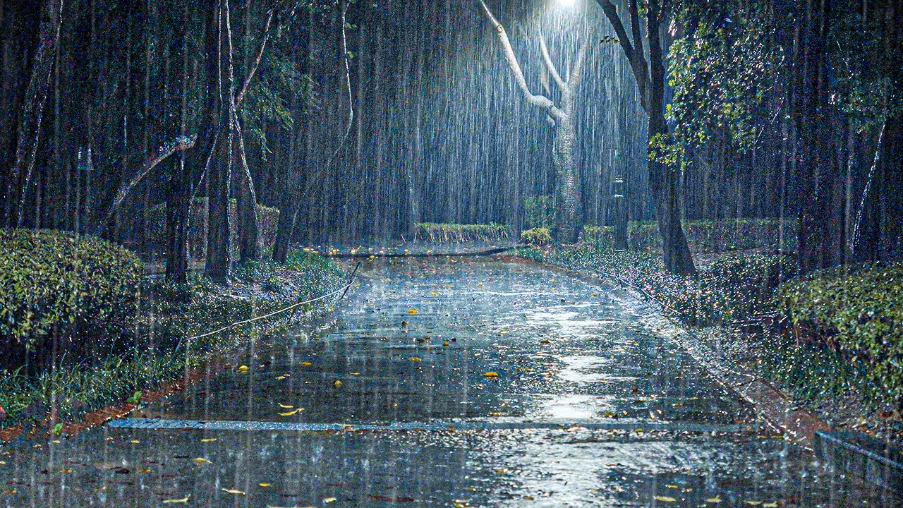 Heavy Rain Sounds to Sleep Like a Log | Deep Sleep Instantly, Insomnia & Tinnitus Relief