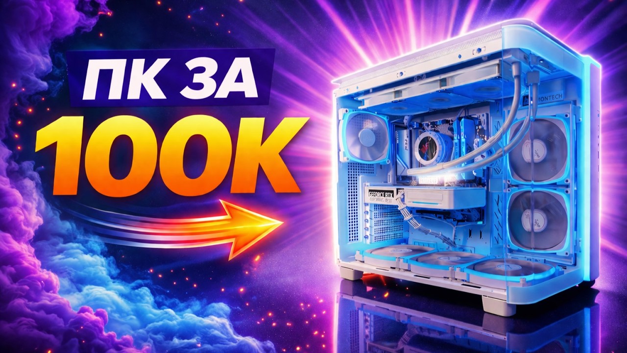 ПК ЗА 100К! СОБРАЛ ИГРОВОЙ ПК ЗА 100 000 ₽ в 2026г - ТЯНЕТ ВСЕ? КОМП ЗА 100К!