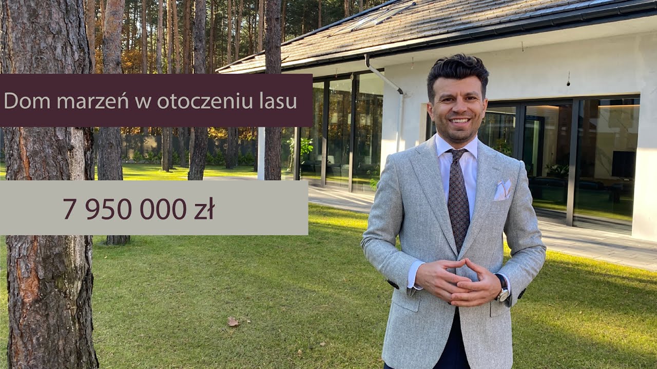 Dom marzeń, położony w otoczeniu lasu w Warszawie, zbudowany jako dom pasywny.
