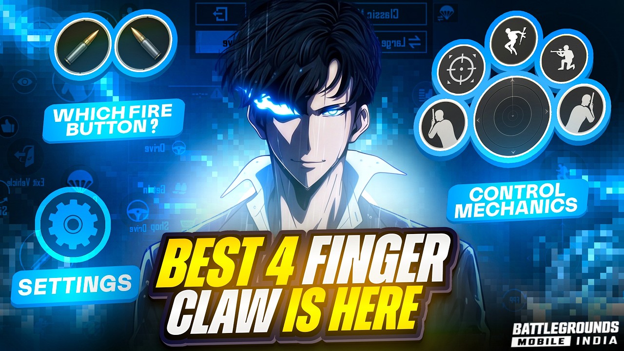 Best 4 Finger Claw Control Is Finally Here🔥 | For Both Gyro & Non Gyro Players (Watch Immediately)