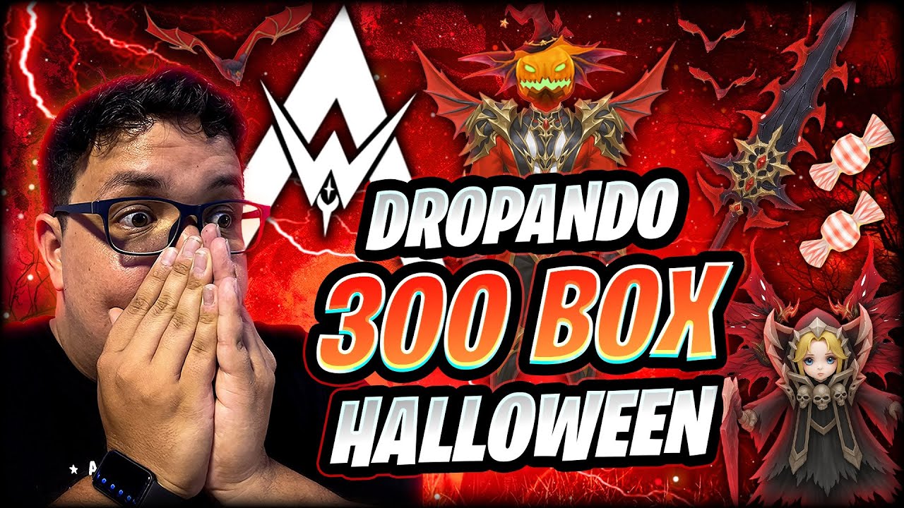 MITEI DROPANDO 300 BOX HALLOWEN NO MUAWAY 😱😱