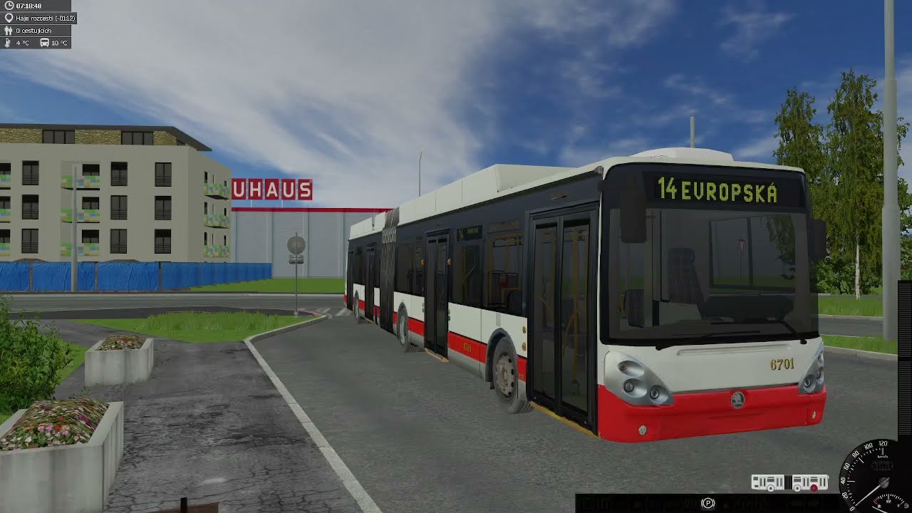 Simt Simulator - Trolleybus Line 14 Háje, Rozcestí - Evropská Part 6