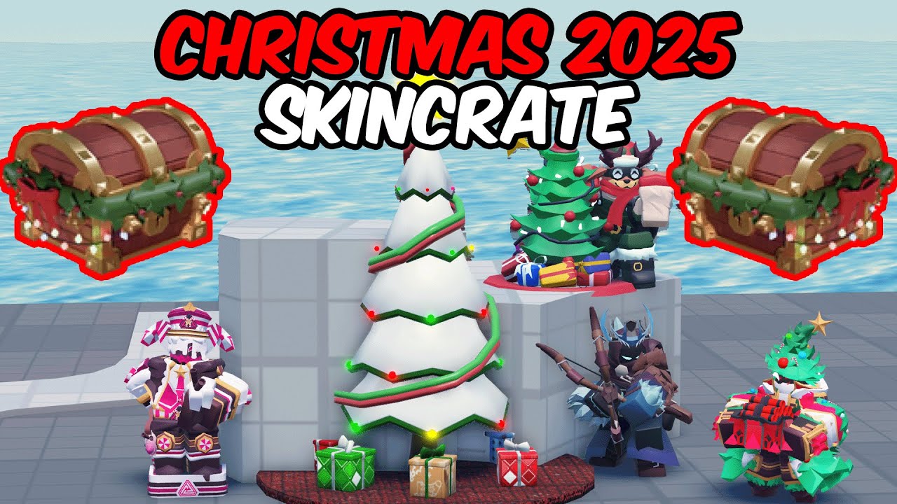 ALL CHRISTMAS 2025 SKINCRATE SHOWCASE | Tower Defense Simulator | ROBLOX