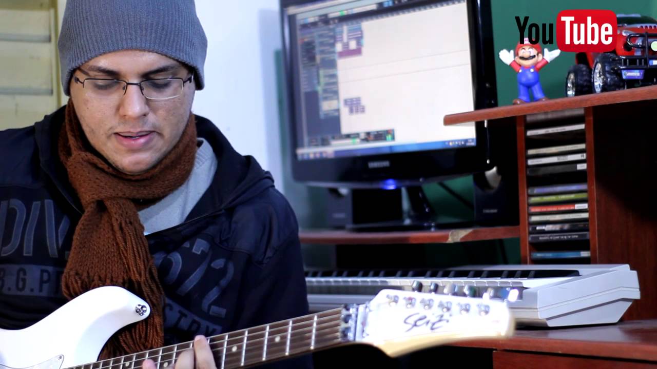 Zoom g3x (Mesa Boogie) e guitarra (Seizi mosh) - Andr&eacute; Pinheiro