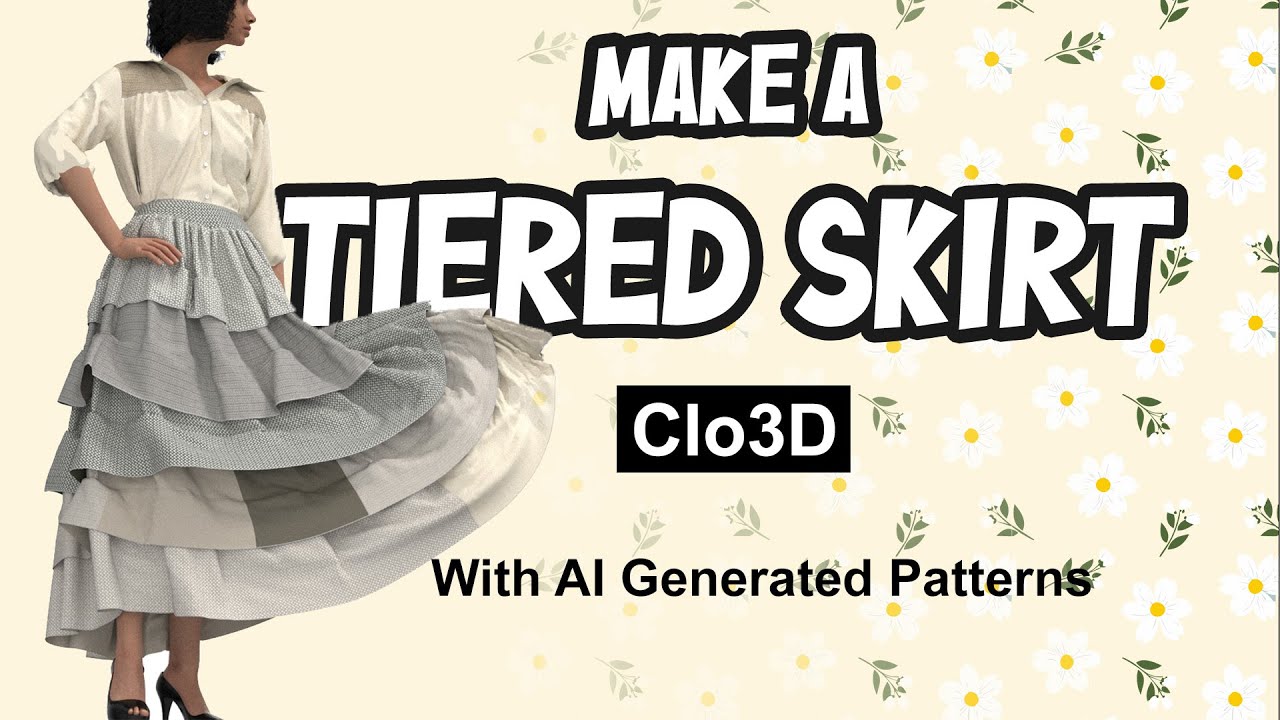 How to Make a Tiered Skirt with AI - Intermediate