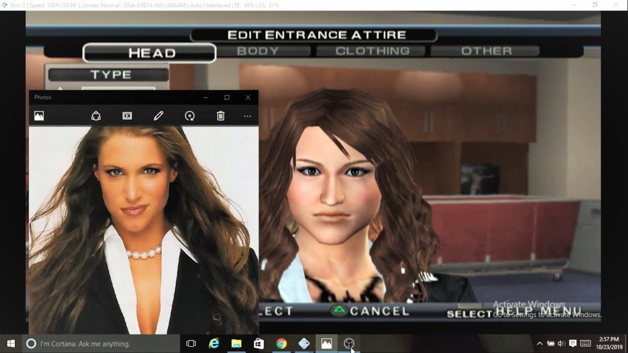 WWE SVR 2011 (HD) - How I paint Stephanie McMahon - Create a Diva