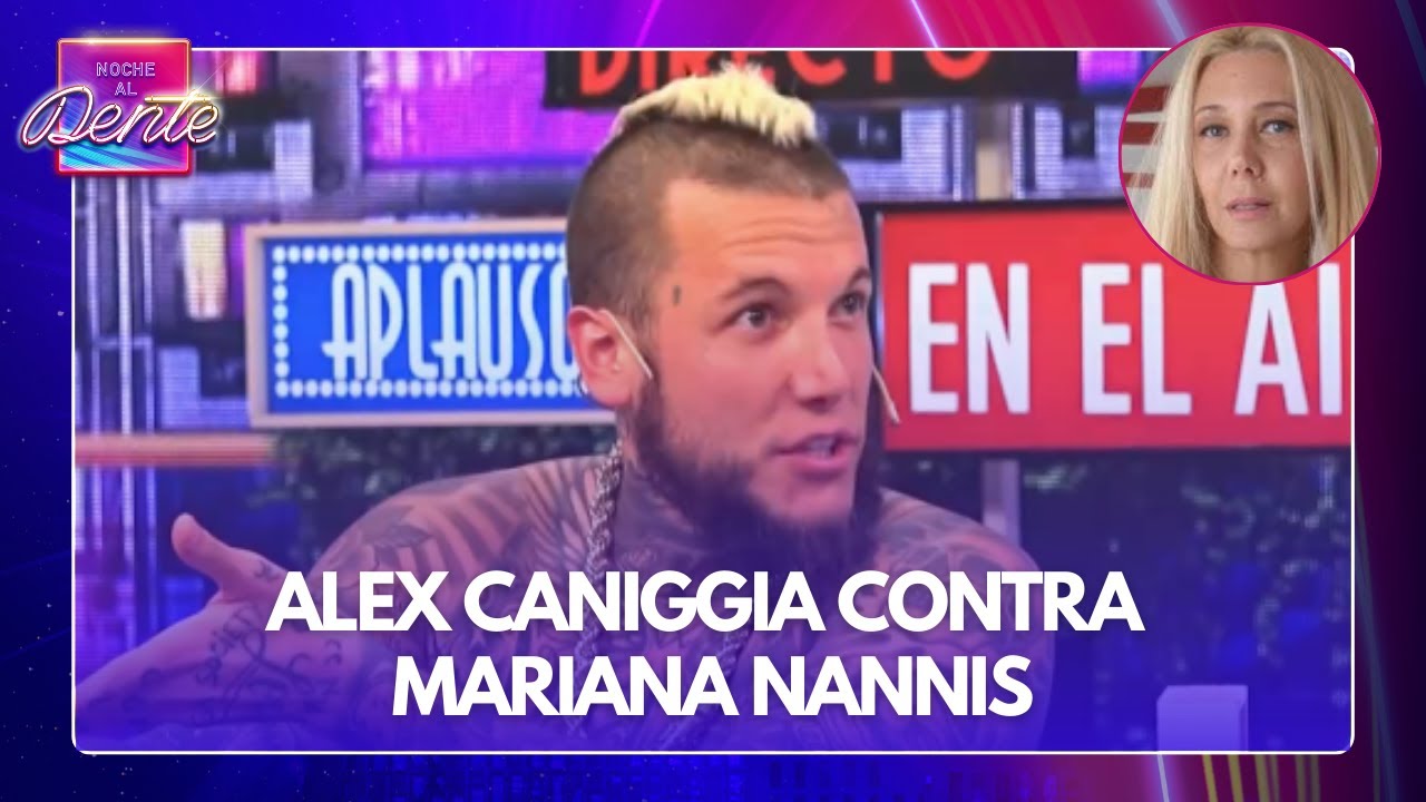¡UFF! ALEX CANIGGIA DESTROZÓ A SU MAMÁ