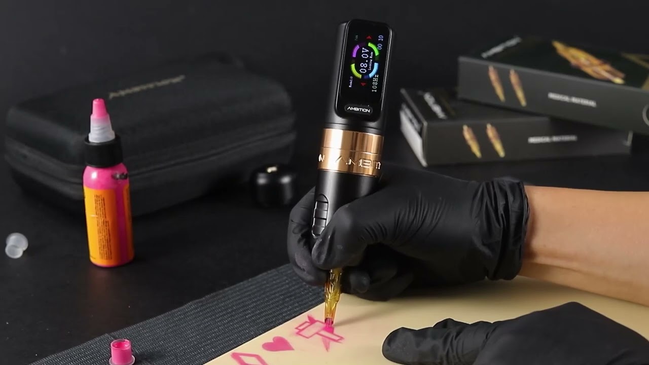 Ambition Zetton Wireless Tattoo Machine Pen
