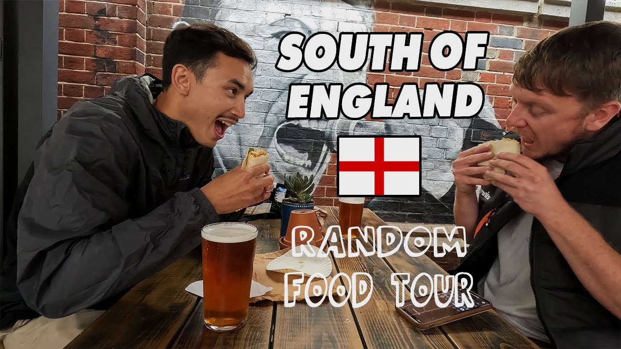FOOD TOUR South of England | British food |  English food  (the Road of the whiskey Part 01)