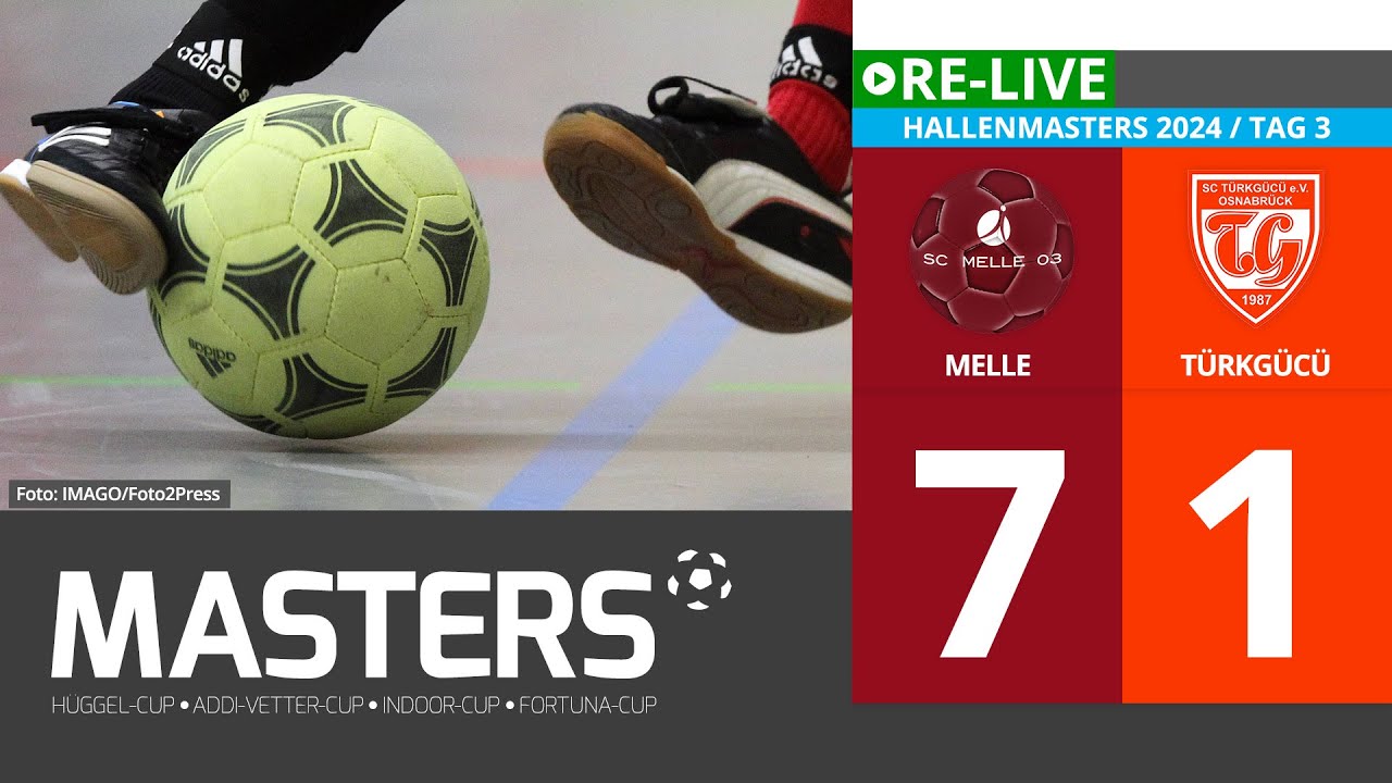 Hallenmaster 2024 in Belm: Halbfinale / SC Melle 03 gegen SC Türkgücü Osnabrück 7:1