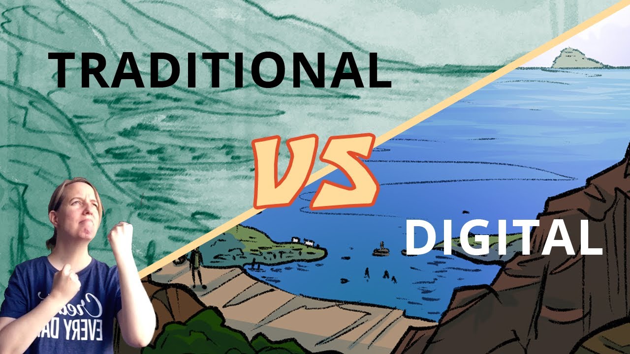 Making Webcomics - Working on comics, TRADITIONAL vs DIGITAL