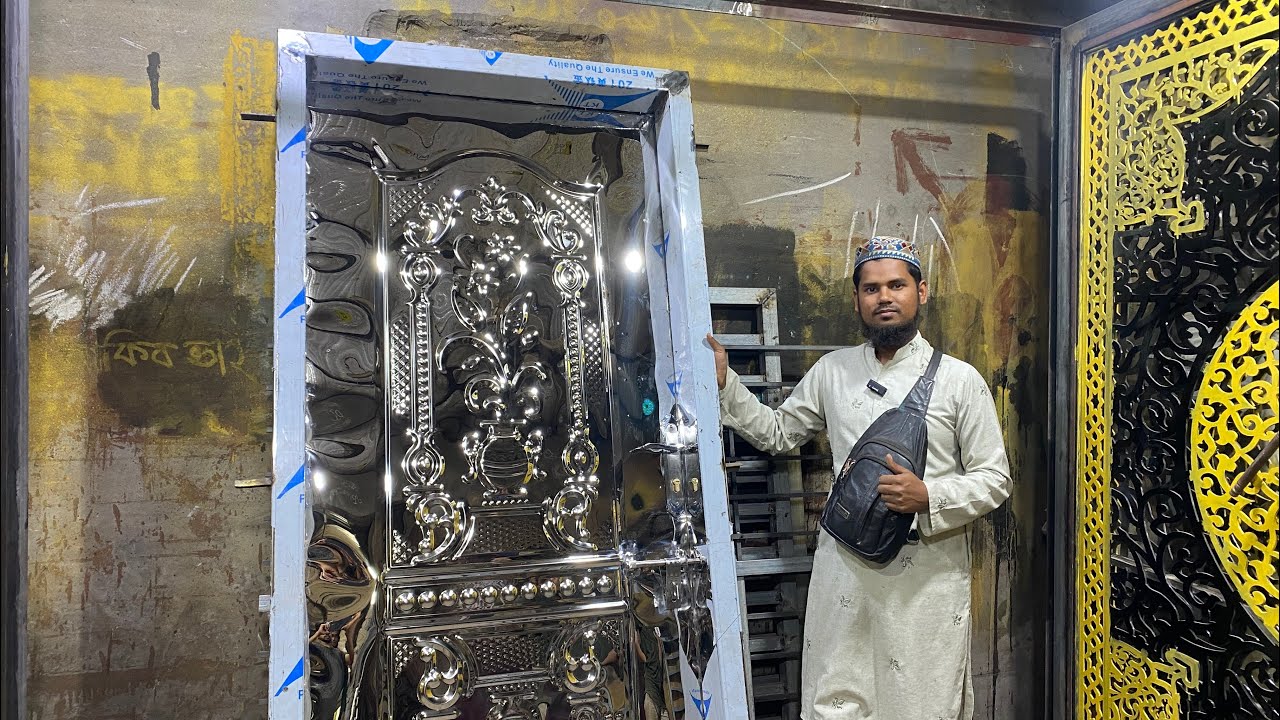 কুয়েত প্রবাসী মো ইকরাম ভাইয়ের বাড়ি পাবনা সদরে দিলাম এসএস বক্স দরজা ss steel box door price bd