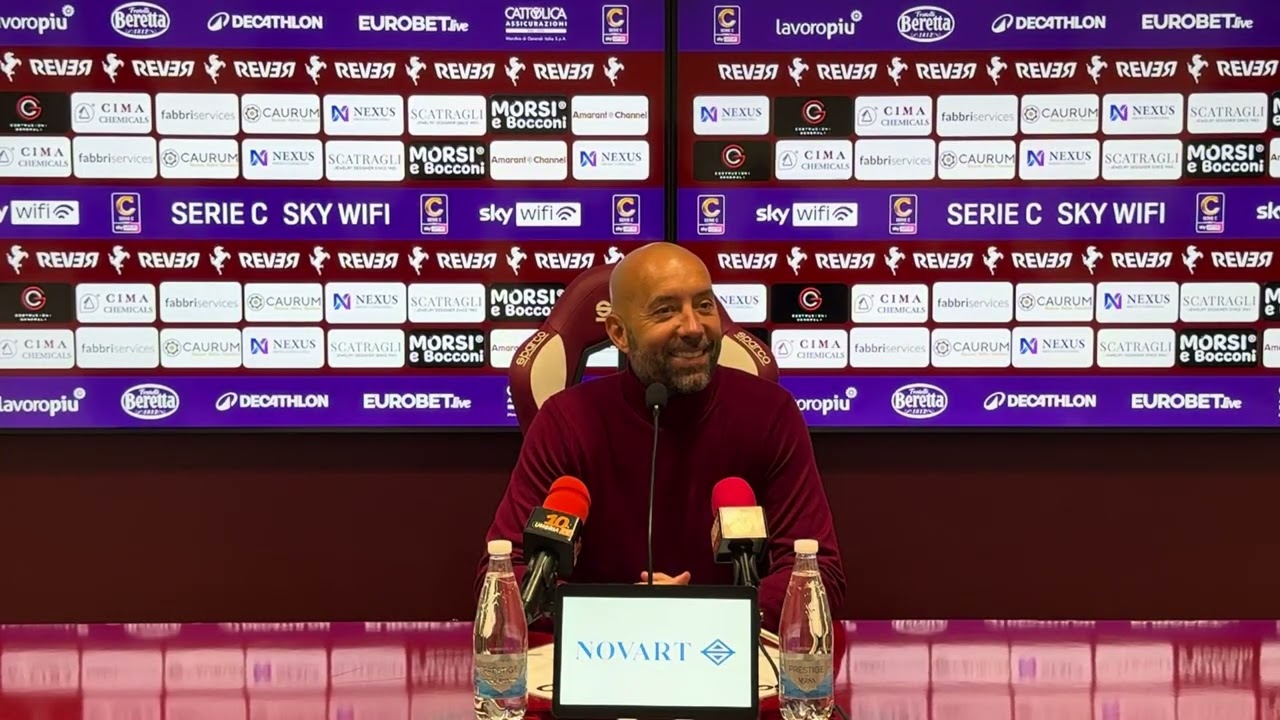 Arezzo-Perugia 1-1, intervista a Cristian Bucchi