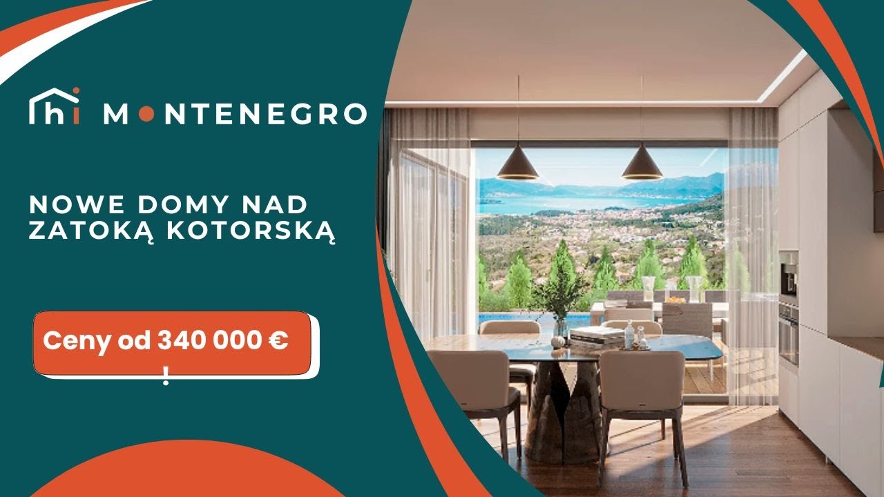 Gotowy dom od dewelopera nad Zatoką Kotorską - Czarnogóra