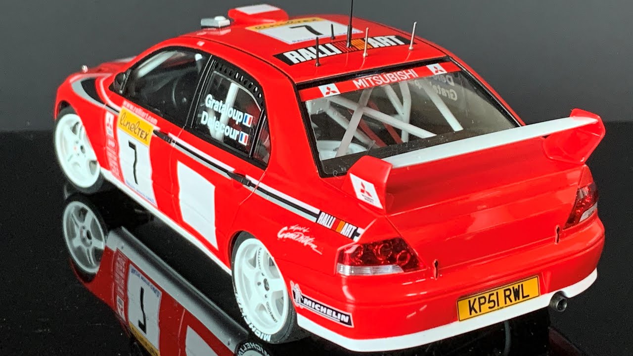 [Полное строительство] Mitsubishi Lancer Evolution VII WRC сделать его 1/24 масштаба (Tamiya)