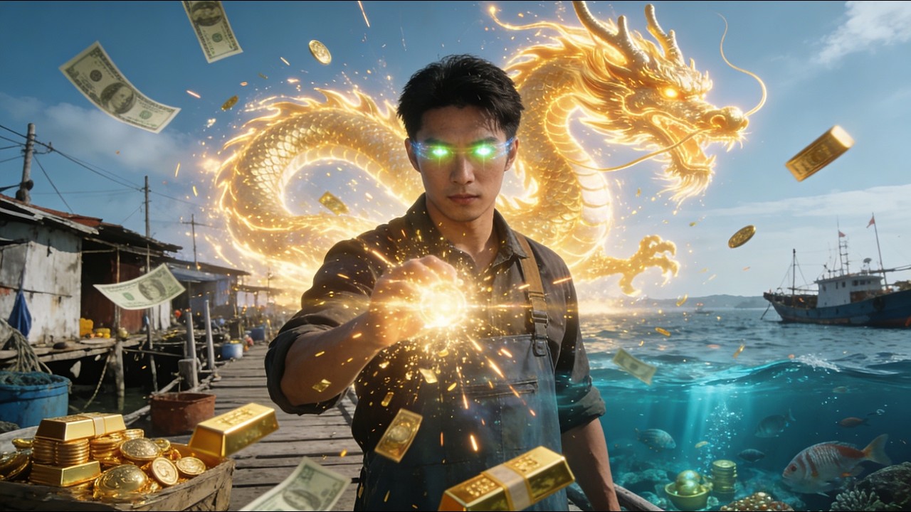 【完結】🔥小夥趕海趕成億萬富翁，原來是覺醒了神龍分身，獲得海底透視神眼，趕海直接開掛！