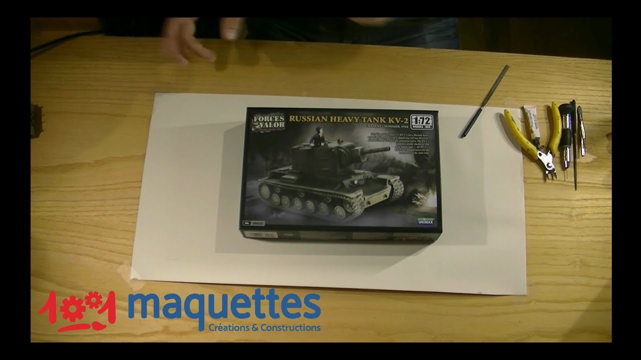 Montage et Peinture d'un KV2 de Forces of Valor par Thomas Benavent
